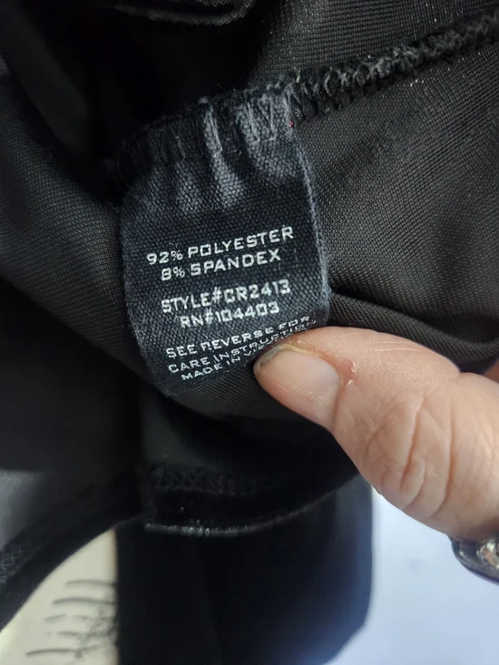 Blu Pepper Black Velvet Long-Sleeve Square Neck Top - Picture 8 of 8